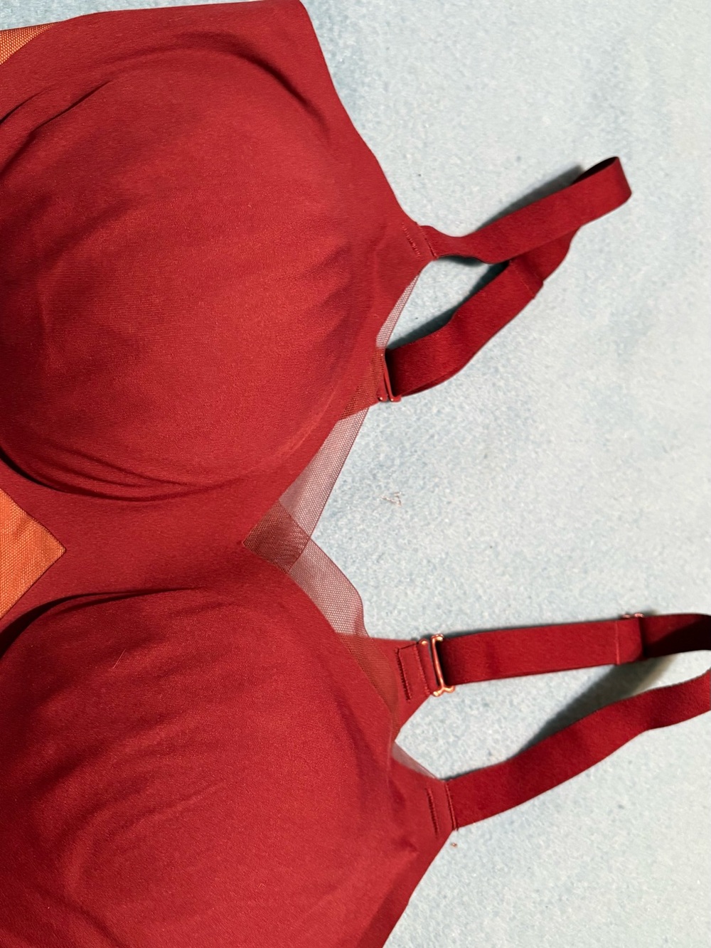 Honeylove Red Seamless Underwire T-Shirt Bra